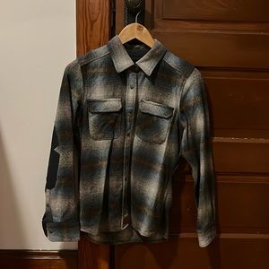 Kitsbow Icon long sleeved wool flannel shirt